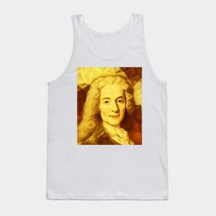 Voltaire Golden Portrait | Voltaire Artwork 9 Tank Top